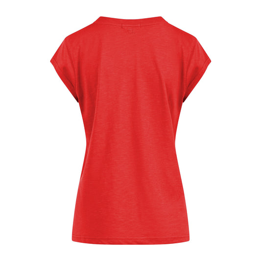 CC Heart Basic T-Shirt Berry Red