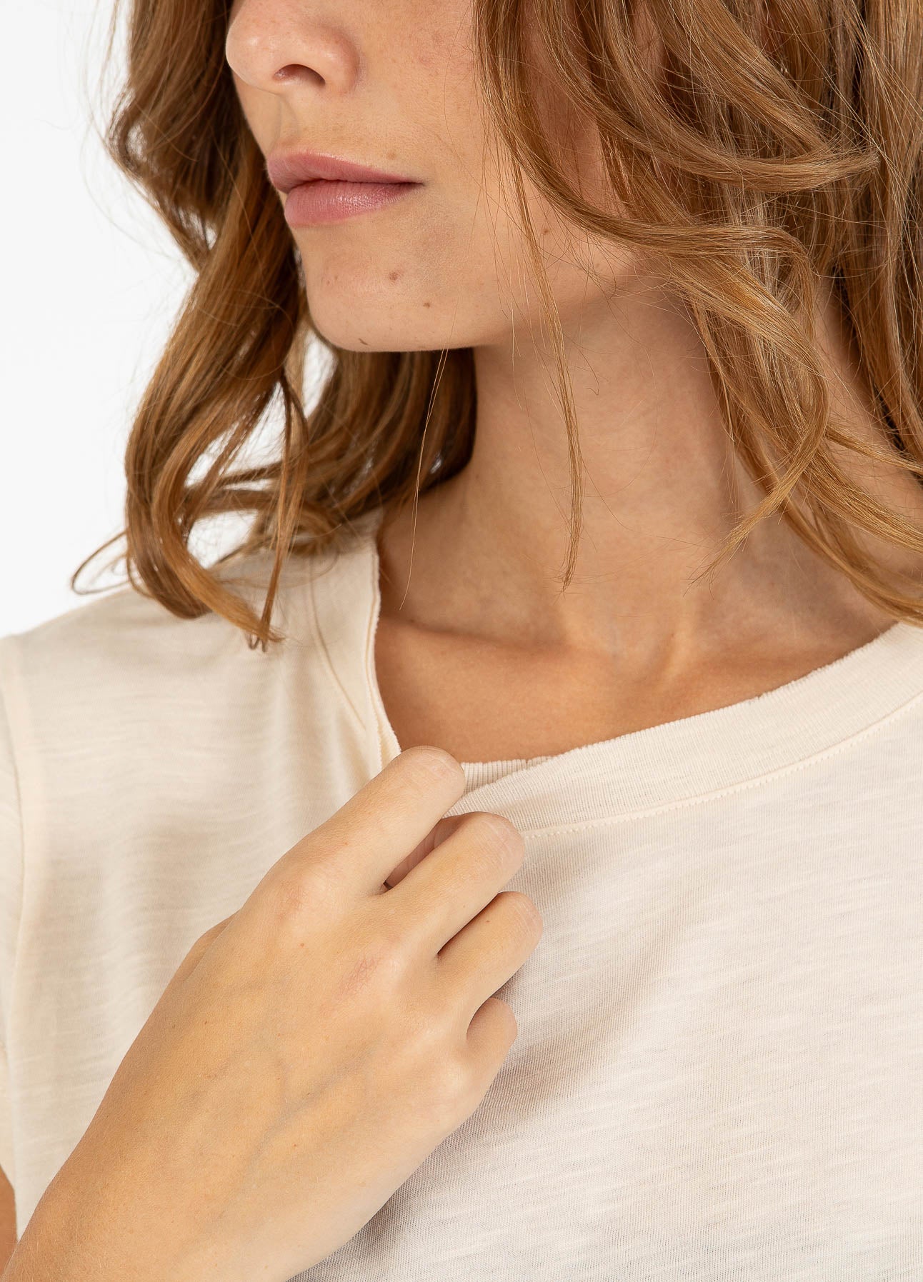 CC Heart Basic T-Shirt Creme