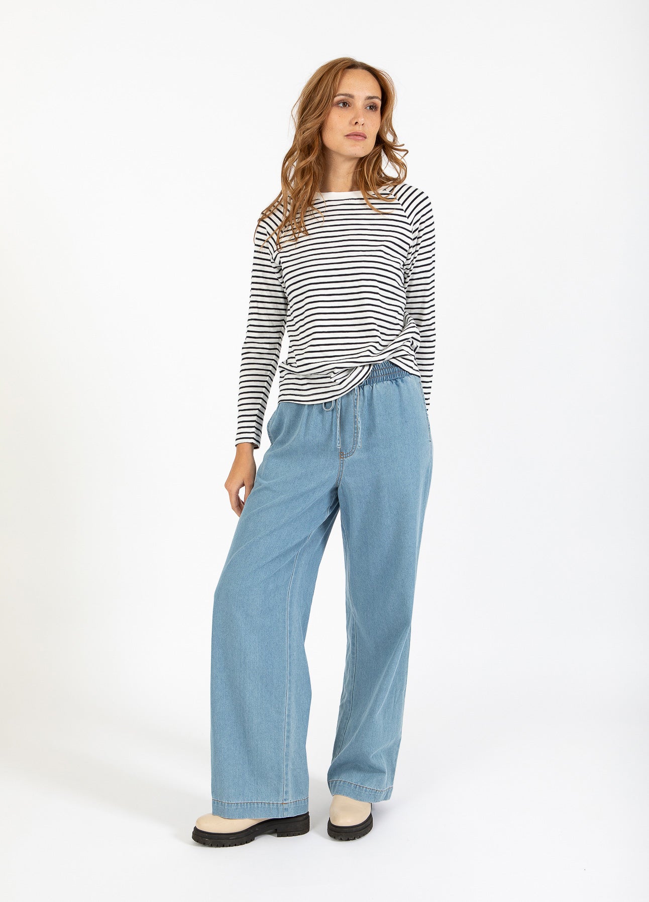 CC Heart Silla Stripe T-Shirt White
