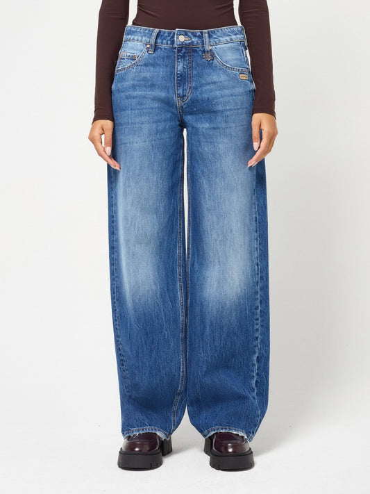 Gang 94Cora Baggy Fit Rough Midblue