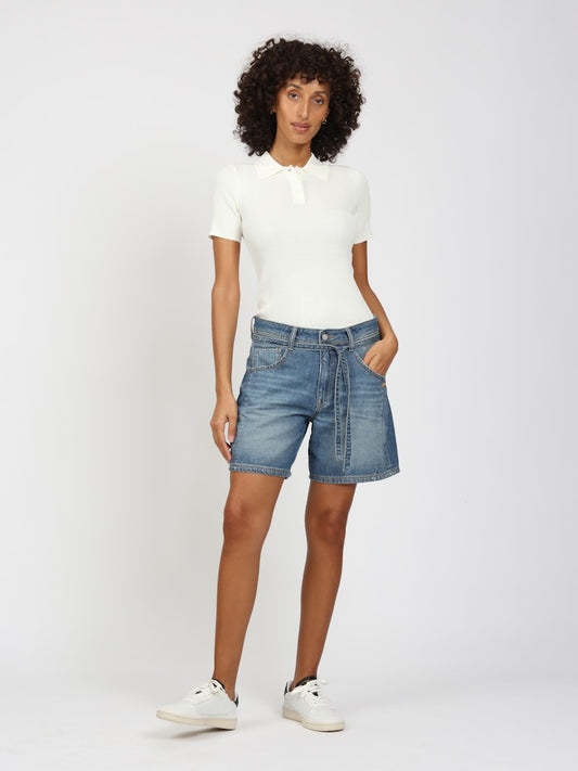 Gang 94Claire Shorts Tinted Midblue