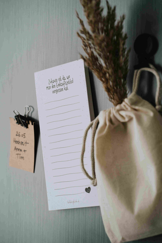 HG Magnetblock Einkaufszettel