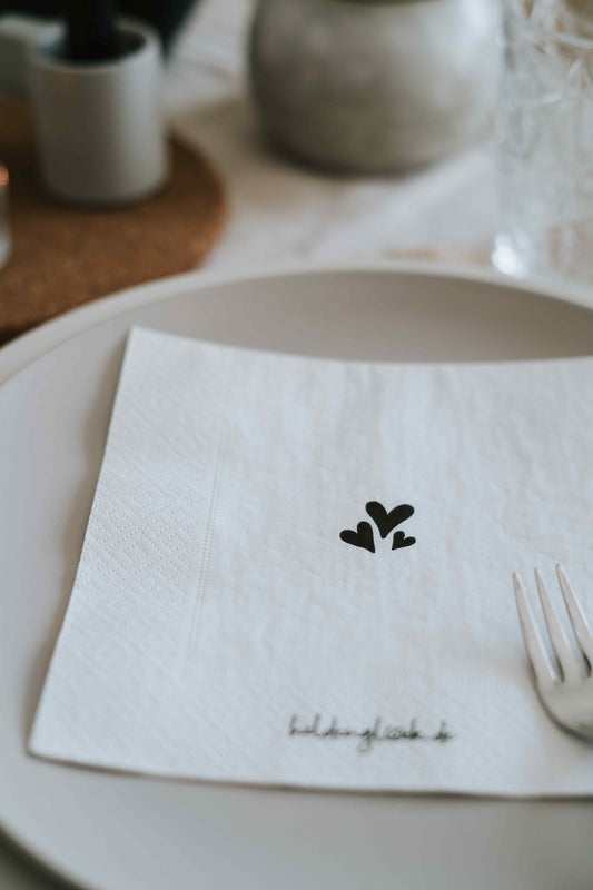 HG Serviette Auf Freundschaft