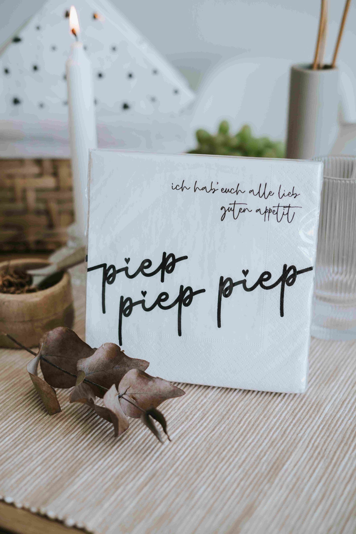 HG Serviette Piep Piep Piep