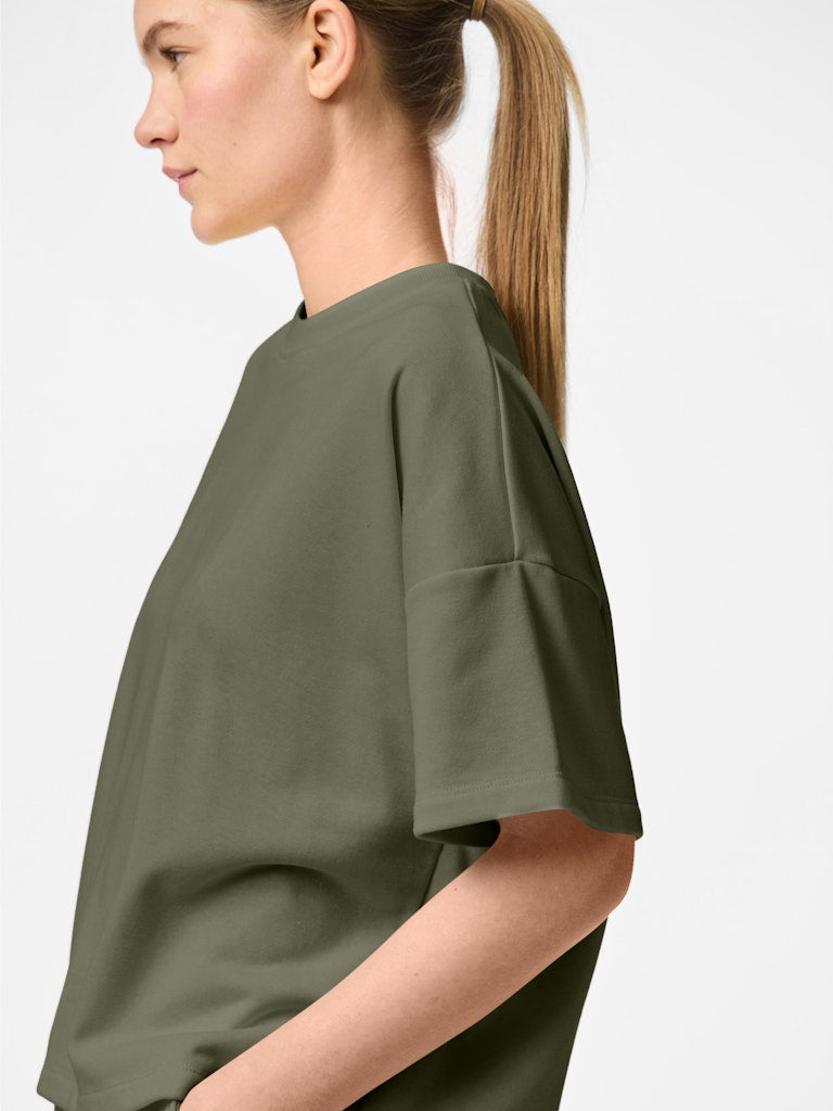 PCChilli Summer 2/4 Loose Sweat Deep Lichen Green