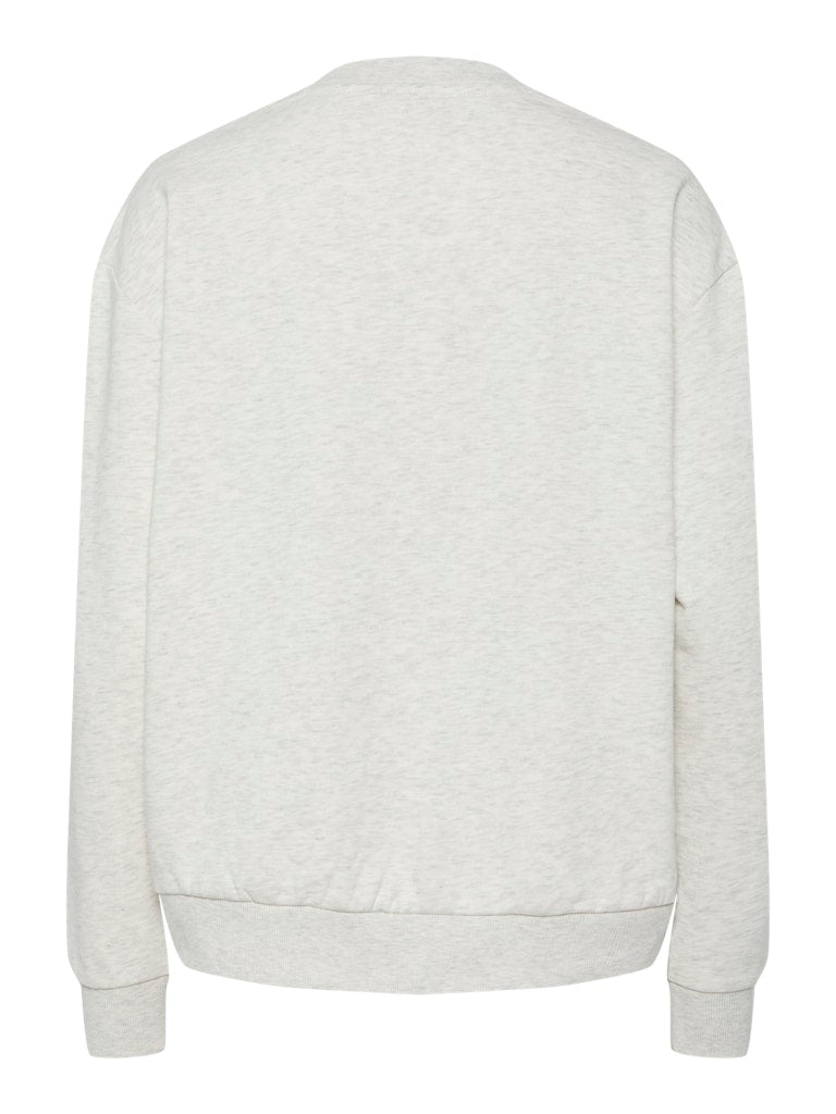 PCArina LS O-Neck Sweatshirt LGM