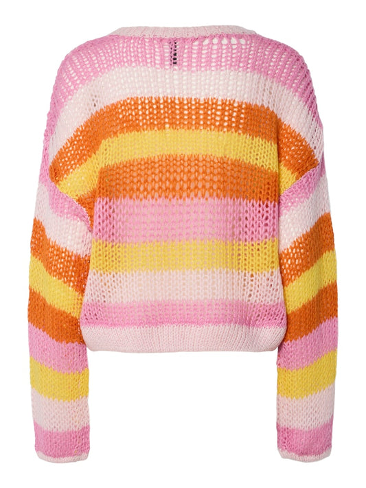 PCHilje LS O-Neck Knit Pink-A-Boo