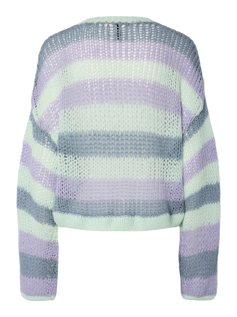 PCHilje LS O-Neck Knit Cashmere Blue