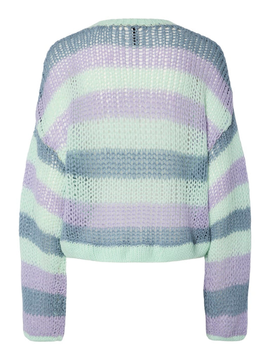 PCHilje LS O-Neck Knit Cashmere Blue