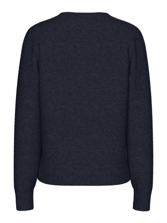 PCMalou LS Knit Cardigan Sky Captain