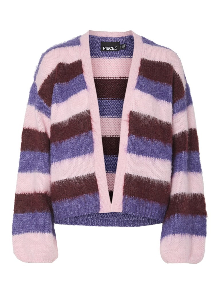 PCFicca LS Loose Knit Cardigan Pink-A-Boo