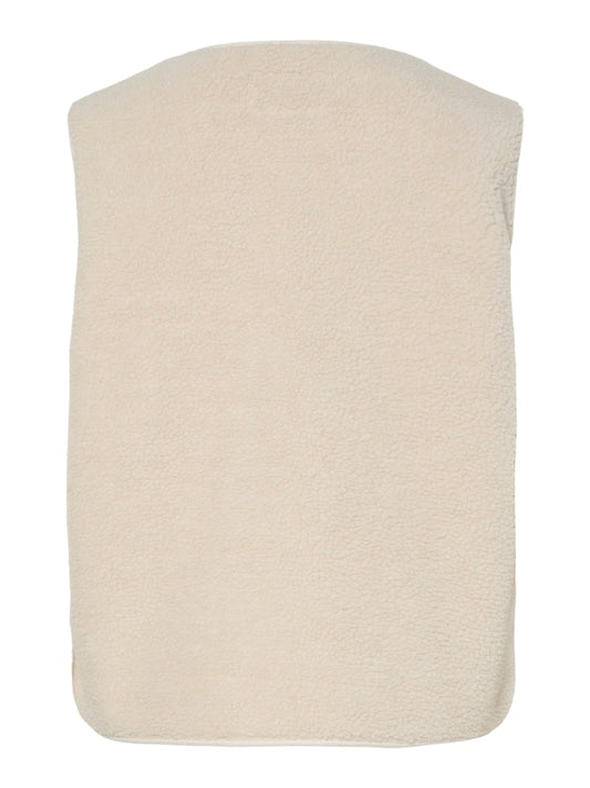 PCJune Teddy Vest Birch