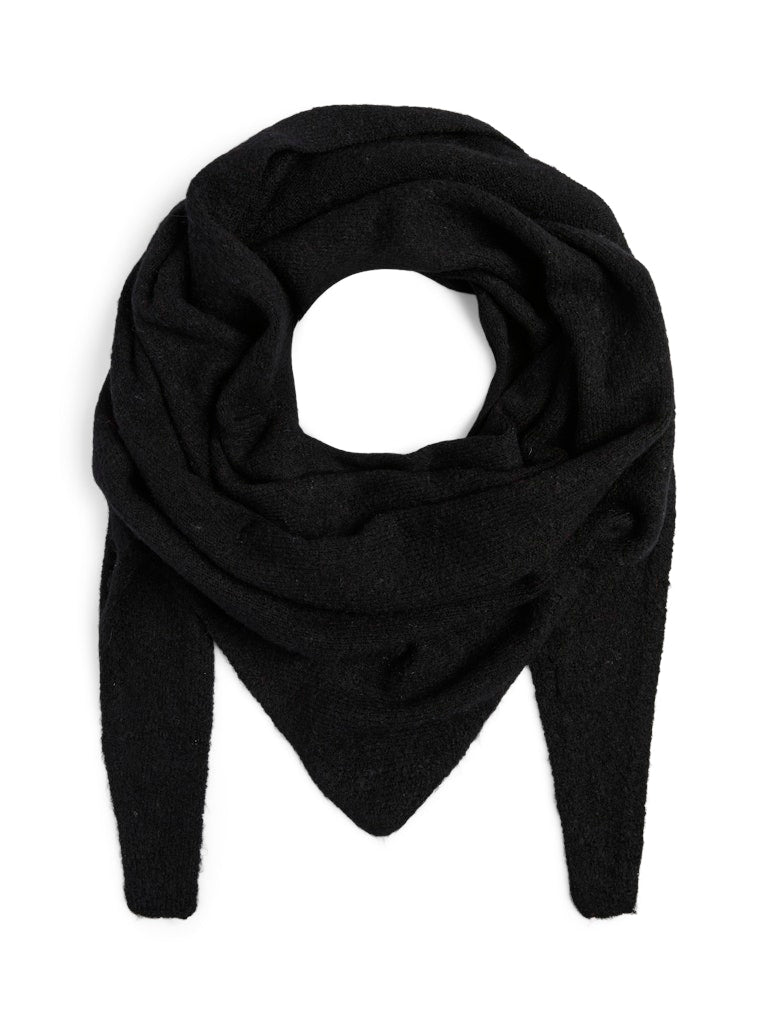 PCJuliana Triangle Scarf Black