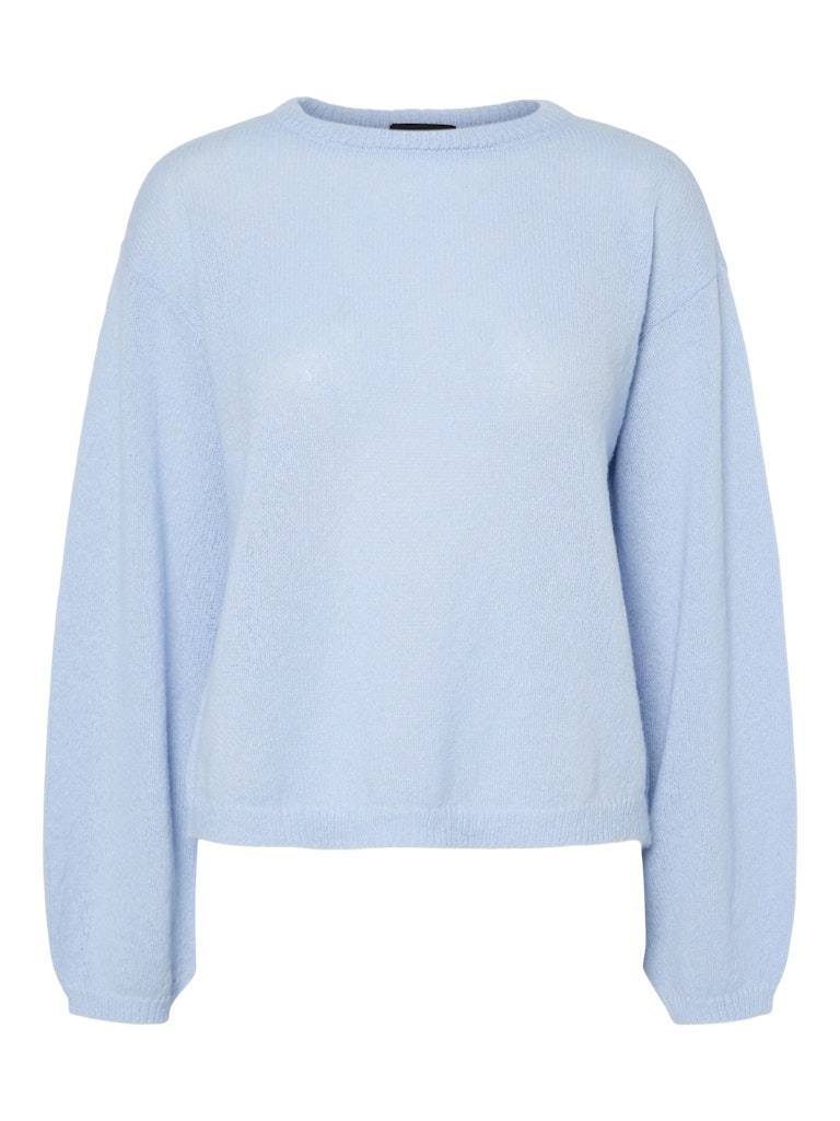 PCIda LS O-Neck Knit Cashmere Blue