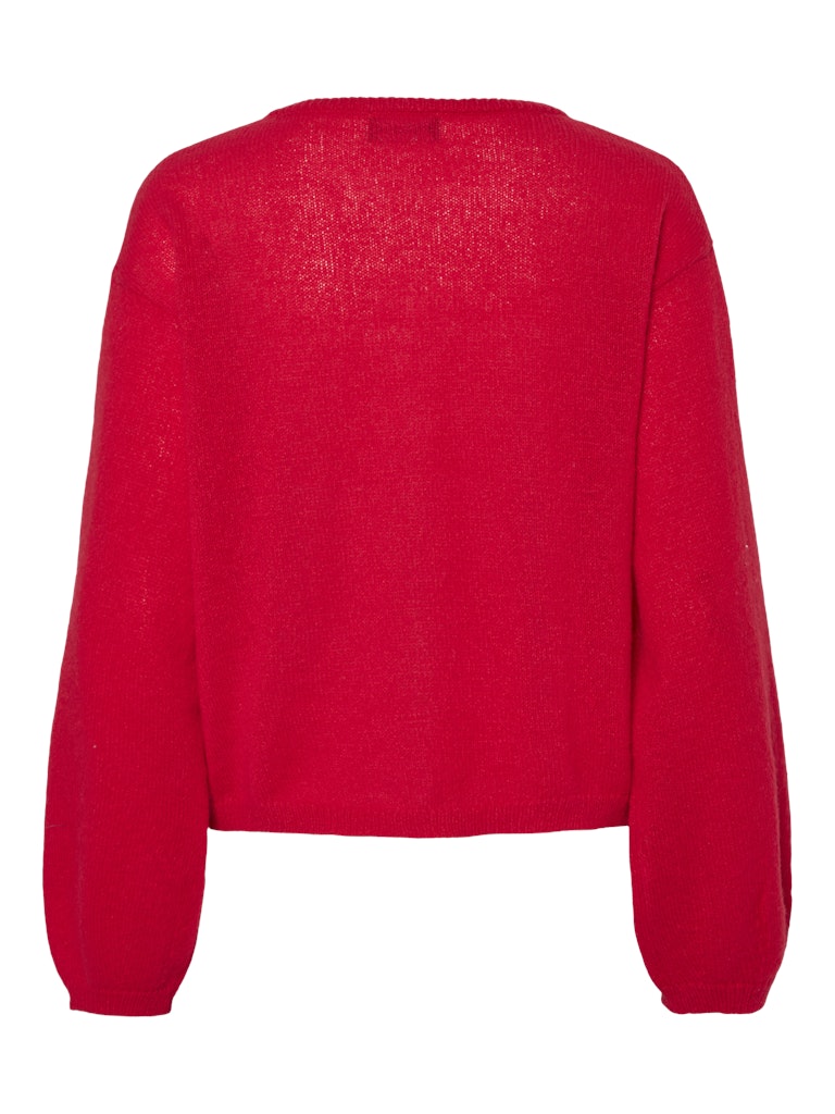 PCIda LS O-Neck Knit High Risk Red