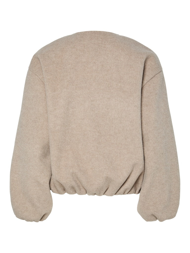 PCAnna Bomber Jacket Beige