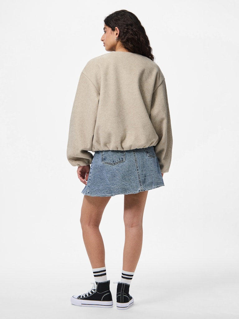 PCAnna Bomber Jacket Beige