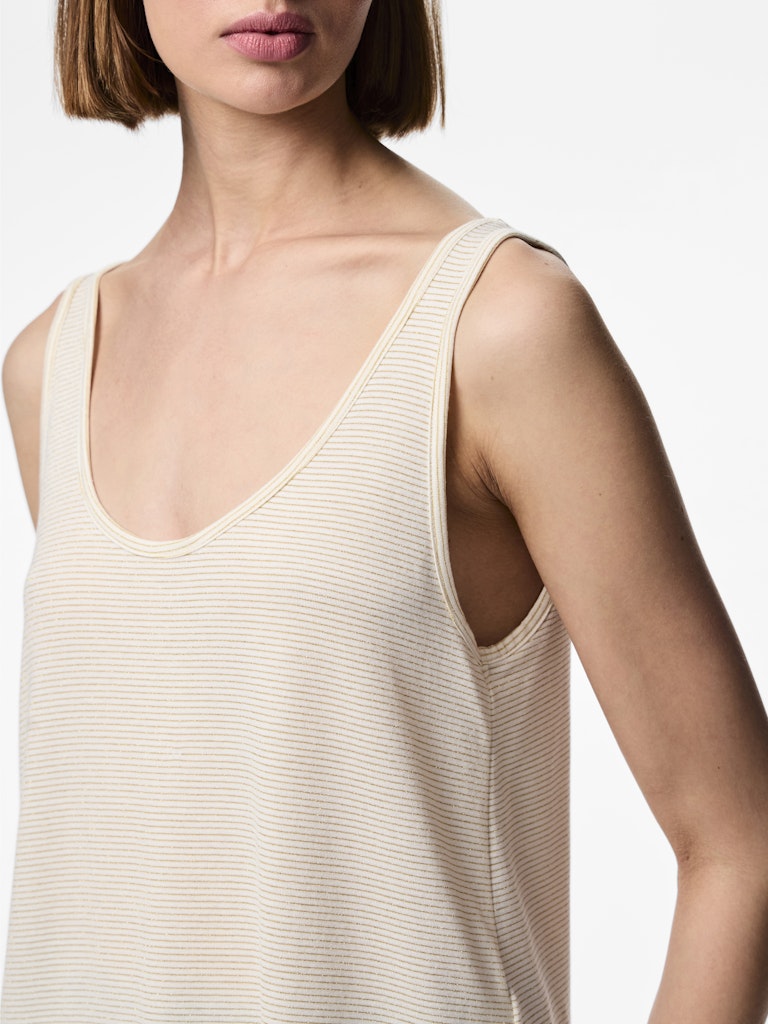 PCBillo Tank Top Lurex Bright White