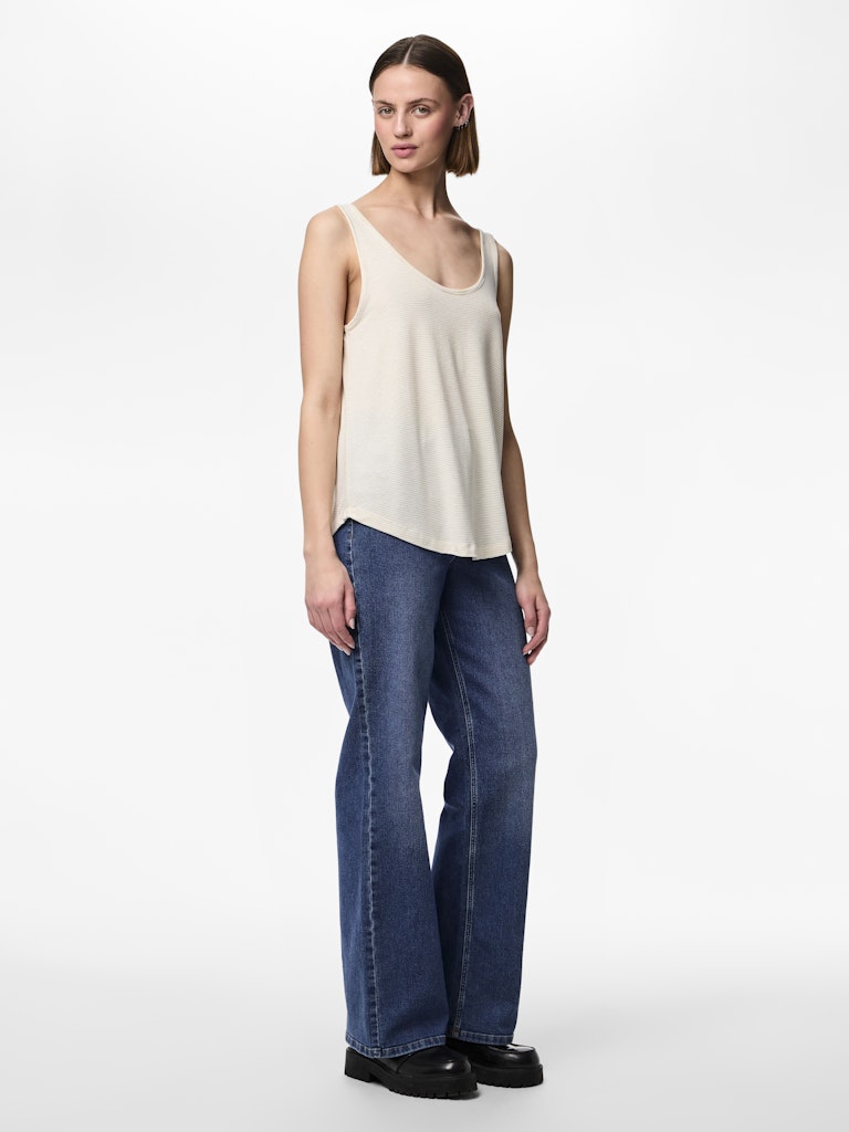 PCBillo Tank Top Lurex Bright White