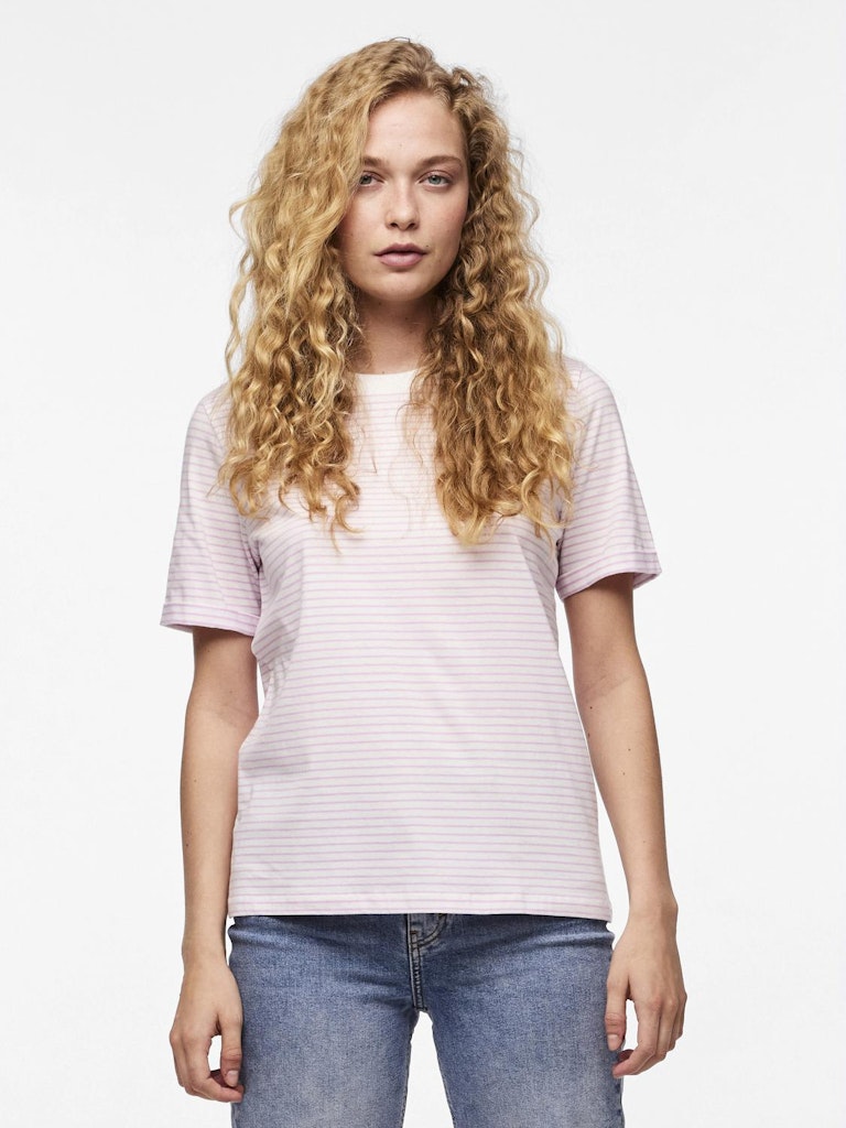 PCRia SS Fold Up Tee Pastel Lavender