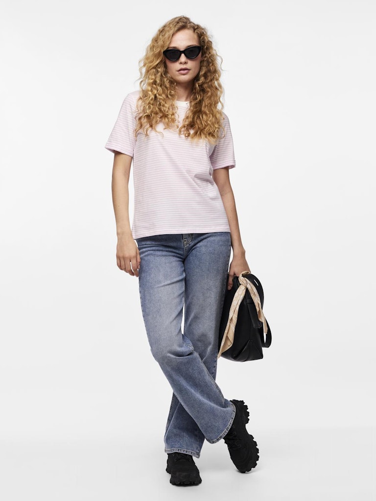 PCRia SS Fold Up Tee Pastel Lavender