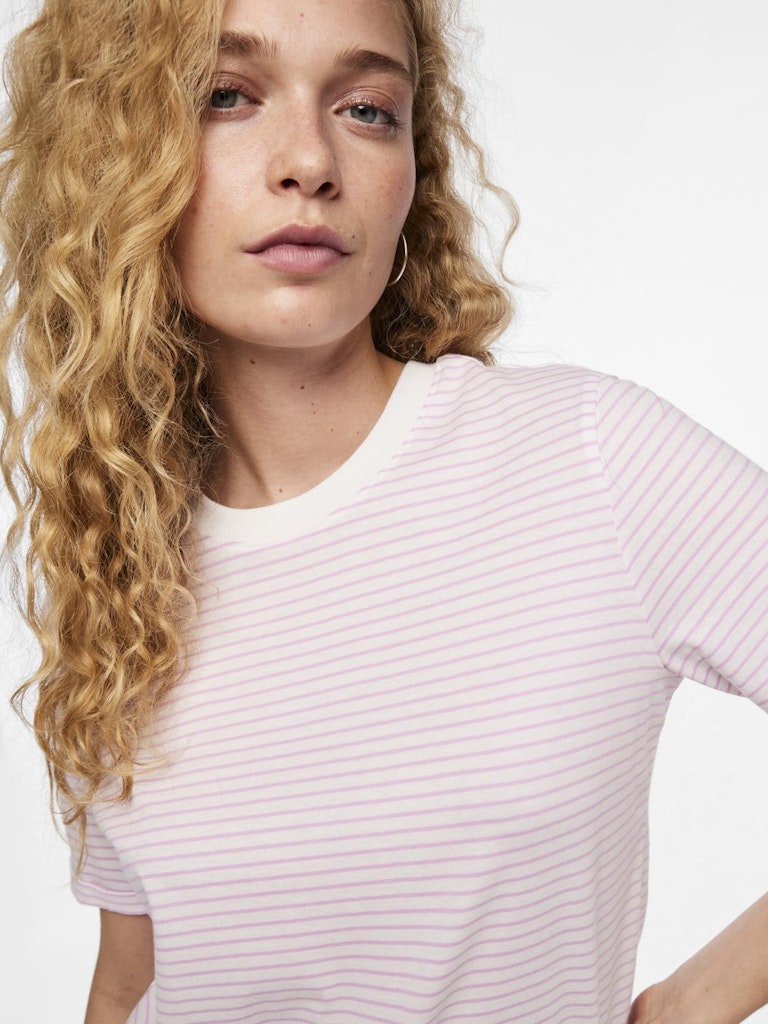 PCRia SS Fold Up Tee Pastel Lavender