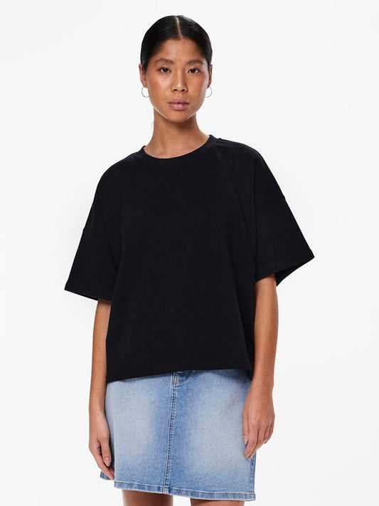 PCChilli Summer 2/4 Loose Sweat Black