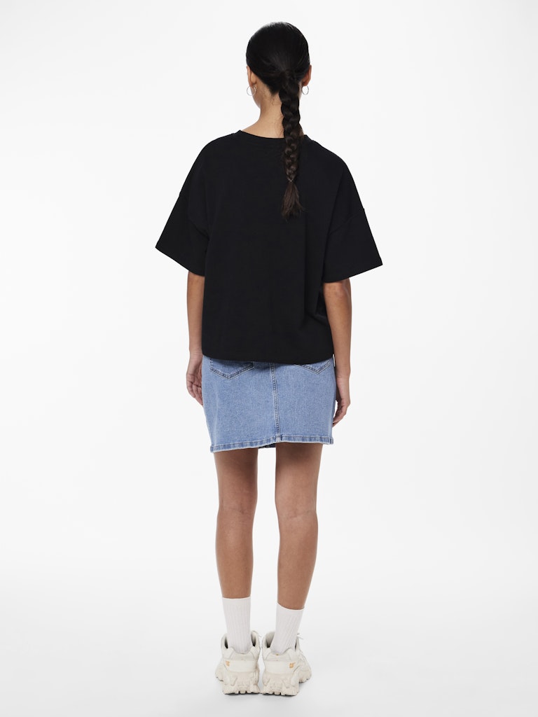 PCChilli Summer 2/4 Loose Sweat Black