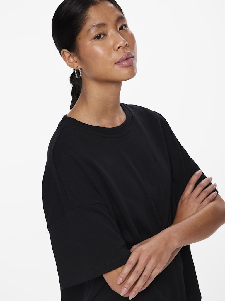PCChilli Summer 2/4 Loose Sweat Black