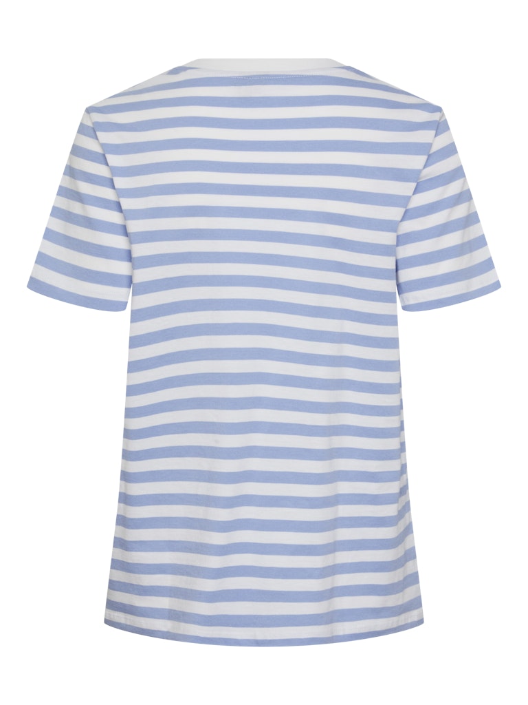 PCRia SS Tee Stripes Hydrangea