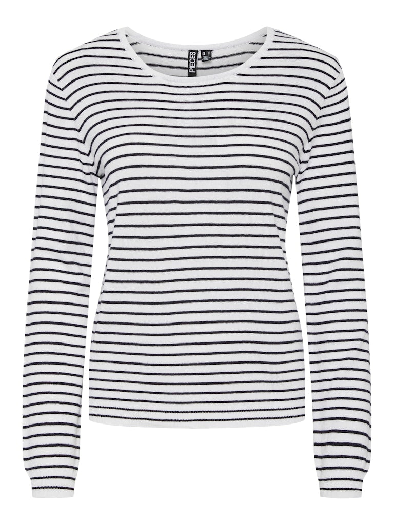 PCSonja LS Pullover Cloud Dancer