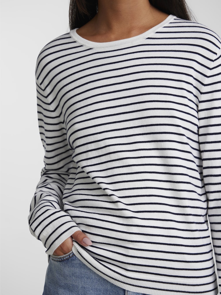 PCSonja LS Pullover Cloud Dancer