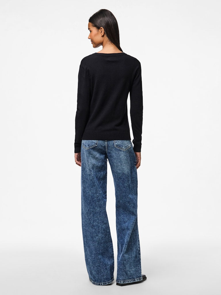 PCNora LS O-Neck Black