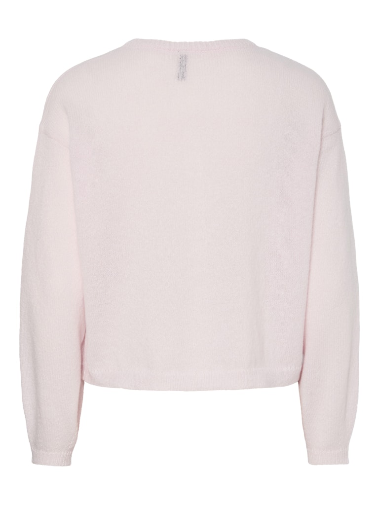 PCIda LS O-Neck Knit Cardigan Pink-A-Boo