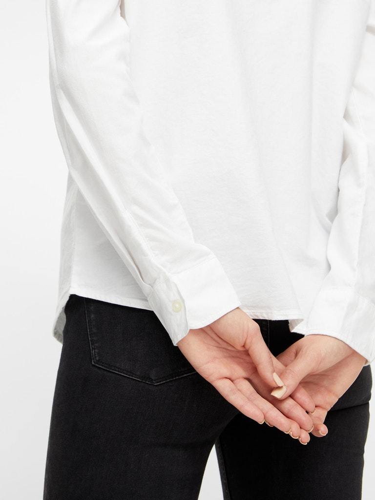 PCIrena LS Oxford Shirt Bright White