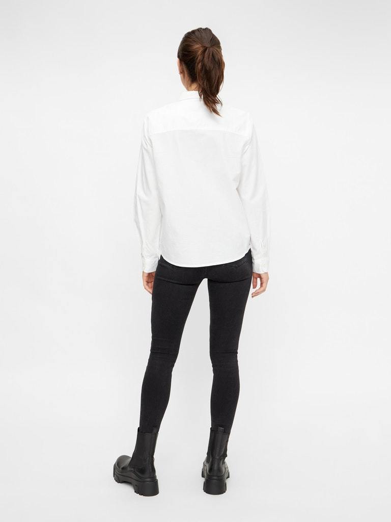 PCIrena LS Oxford Shirt Bright White