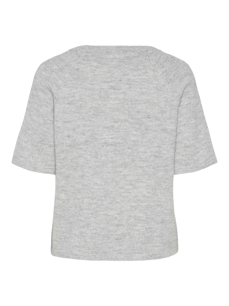 PCMikela SS O-Neck Knit LGM