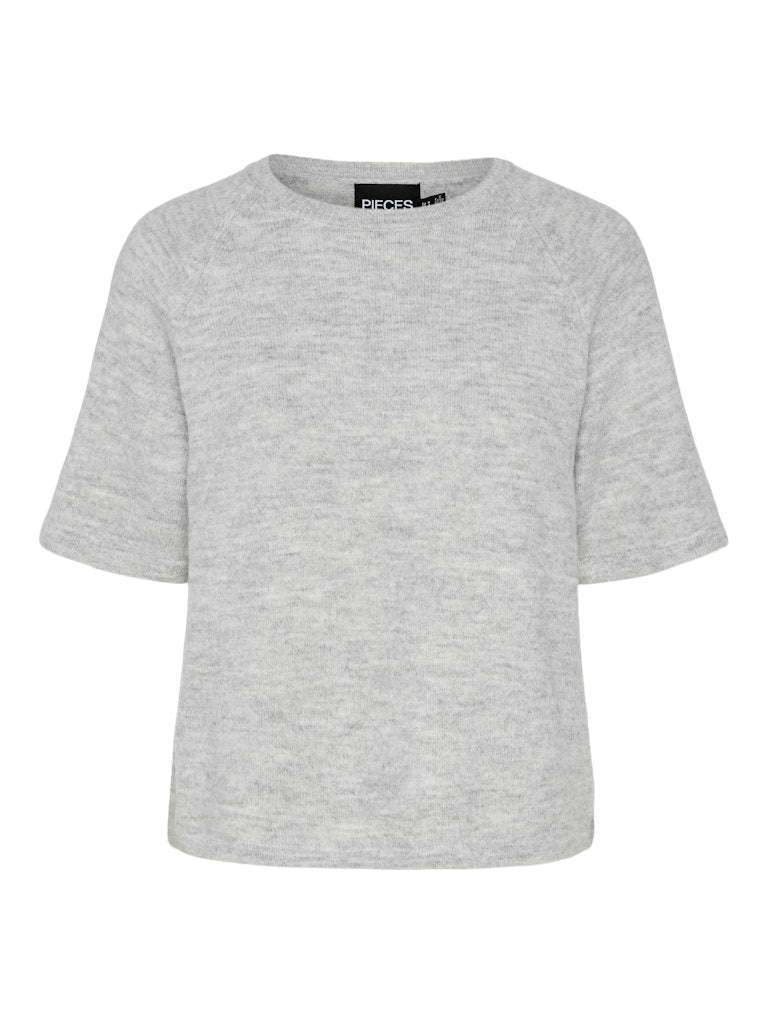 PCMikela SS O-Neck Knit LGM