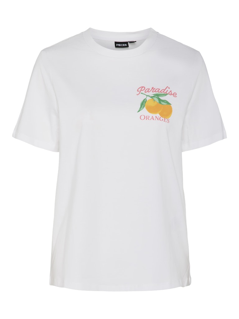 PCSummer SS Printed T-Shirt Paradies Oranges