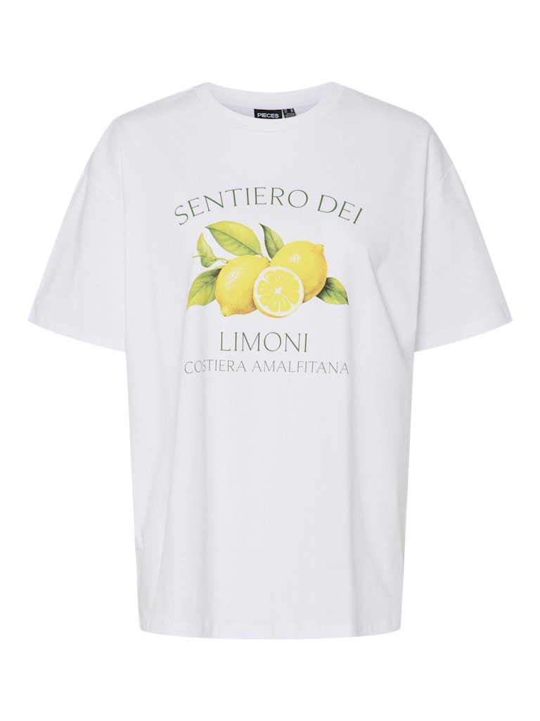 PCThea SS Printed T-Shirt Limoni