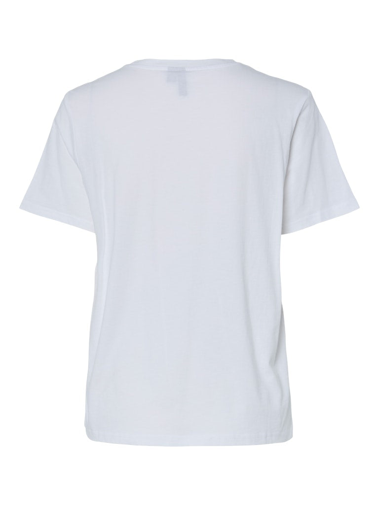 PCMaria SS O-Neck Tee Bright White