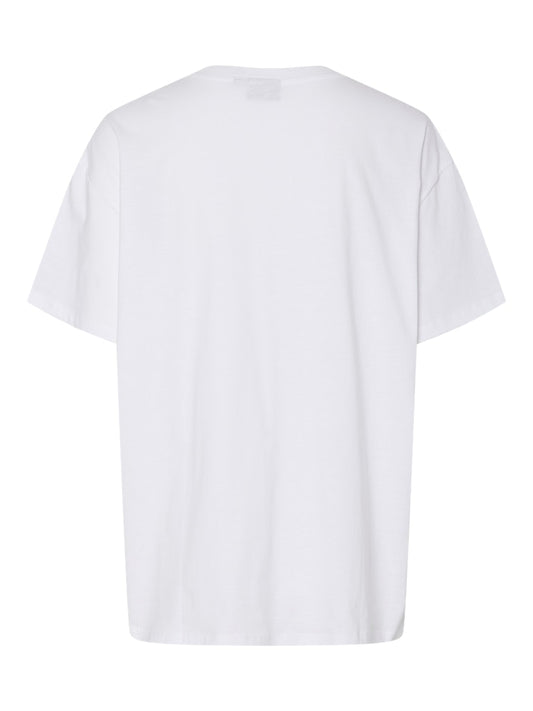 PCThea SS Printed T-Shirt Papaya