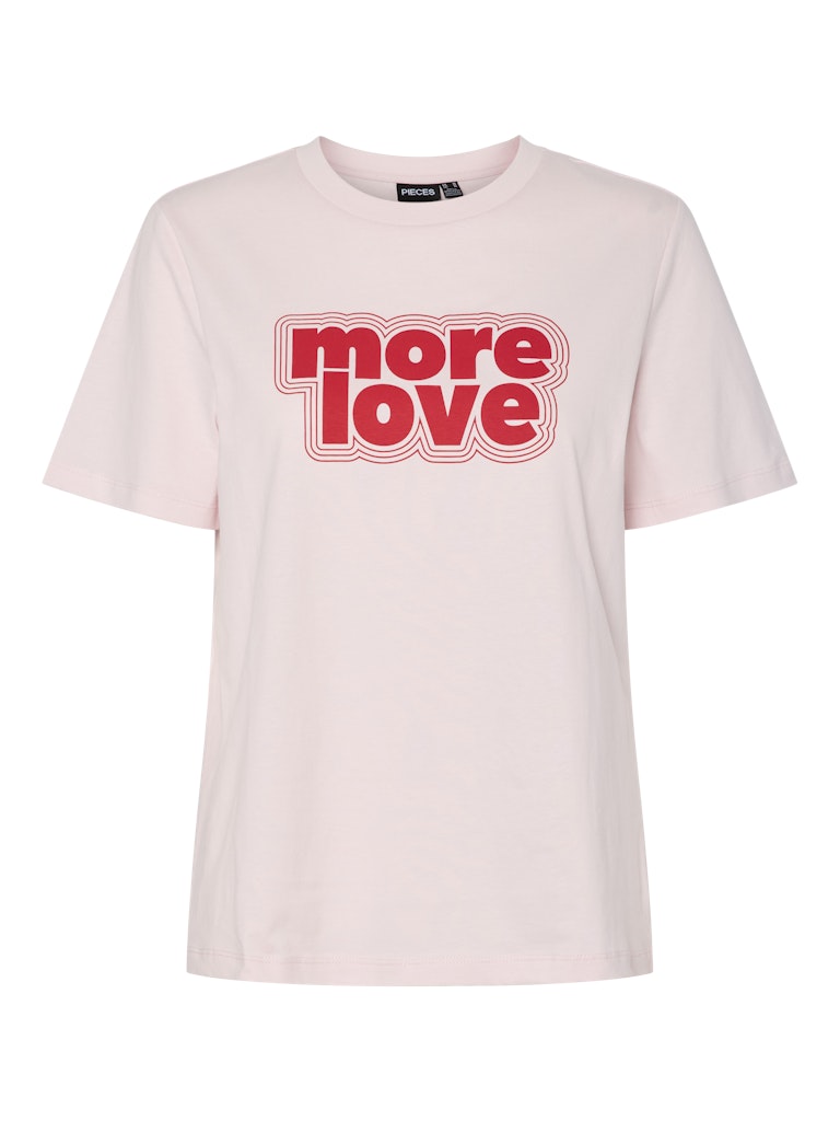 PCTamera SS Printed T-Shirt Pink