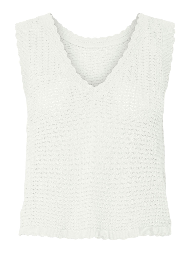 PCScout SL V-Neck Reversesible Knit Cloud Dancer