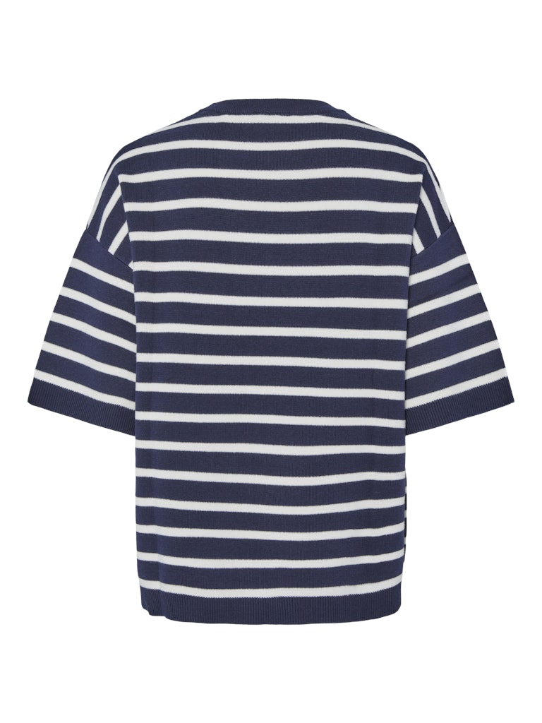 PCTian 2/4 O-Neck Knit Maritime Blue