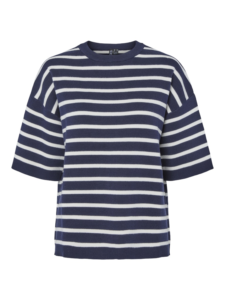 PCTian 2/4 O-Neck Knit Maritime Blue
