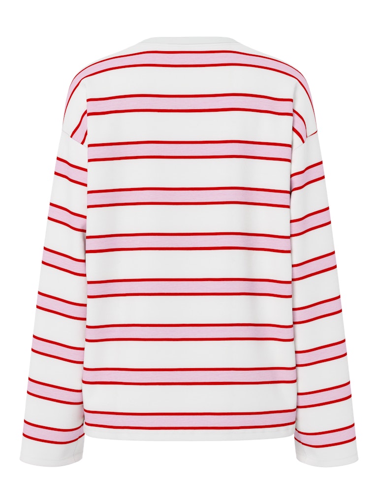 PCMila LS Loose Tee Roseate Spoonbill