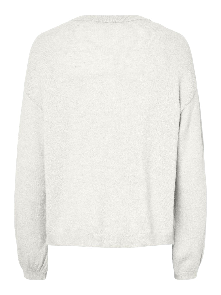 PCNaomi LS O-Neck Knit Cardigan Cloud Dancwer