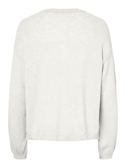 PCNaomi LS O-Neck Knit Cardigan Cloud Dancwer