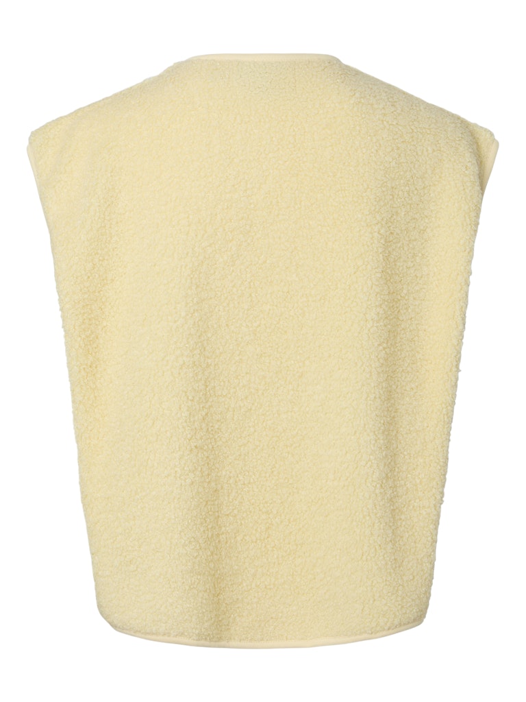 PCKatty Teddy Vest French Vanilla